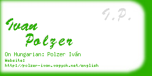ivan polzer business card